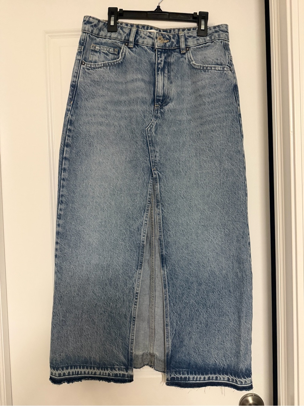 Pull&Bear Denim Skirt-Front Slit Jeans Style - Size M